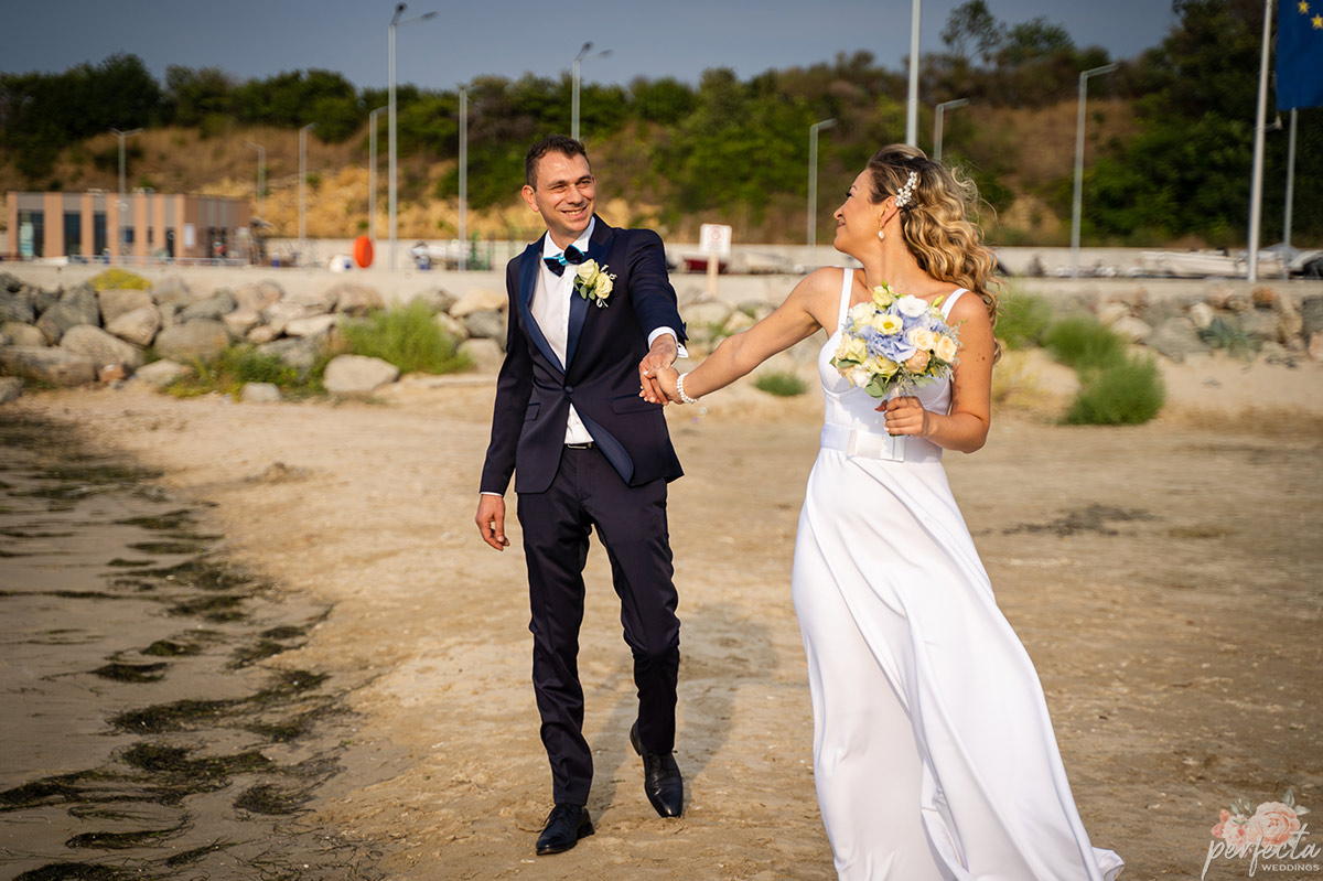 wedding by the sea, Black sea coast wedding, Burgas, Bulgaria 2025 Amaya Kraymorie